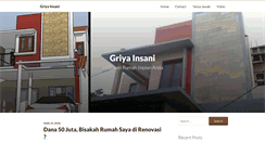 Desktop Screenshot of griyainsani.com
