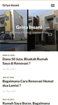 Mobile Screenshot of griyainsani.com
